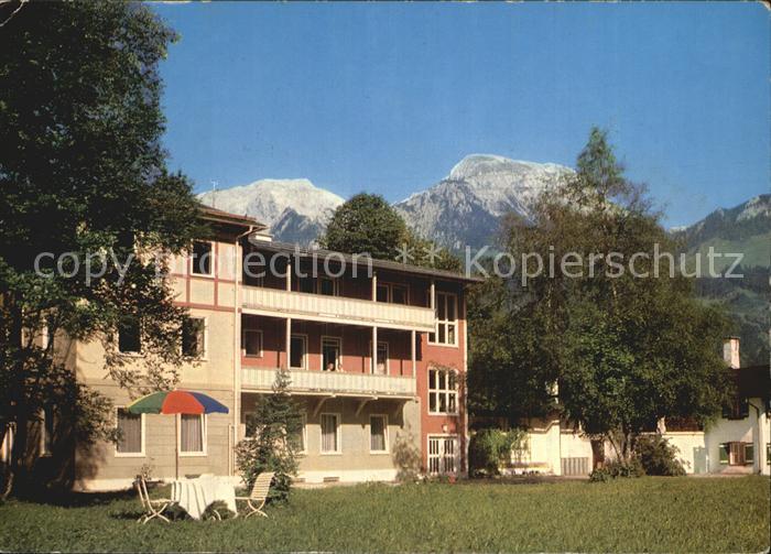 BERCHTESGADEN Bayern Sanatorium Malterlehen Alpenblick