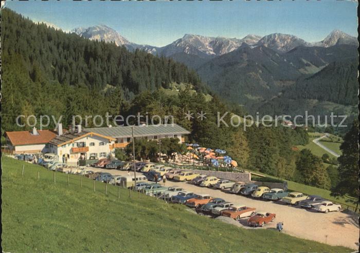 Ramsau Berchtesgaden Gasthaus Zipfhaeusl am Sahnegletscher mit Hagengebirge