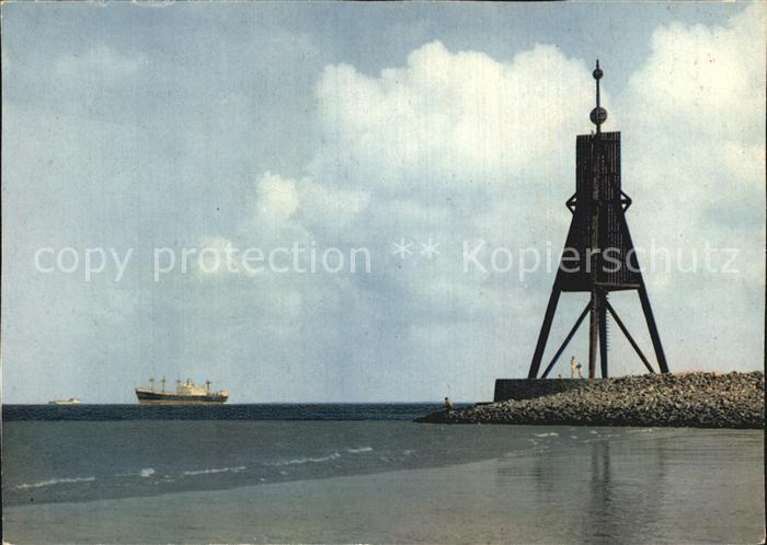 Doese An der Kugelbake Hochseeschiff