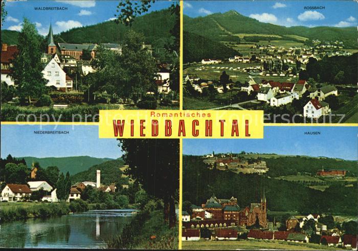 Rossbach Wied im Wiedbachtal Waldbreitbach Niederbreitbach Hausen