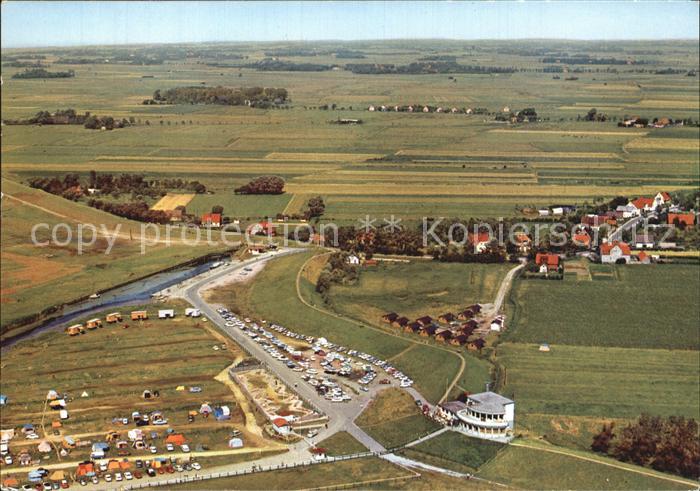 Wremen Strandhalle Weserdeich Nordseebad Fliegeraufnahme