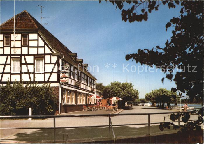 Worms Rhein Hotel Restaurant Rheinischer Hof Fachwerkhaus Rheinpromenade