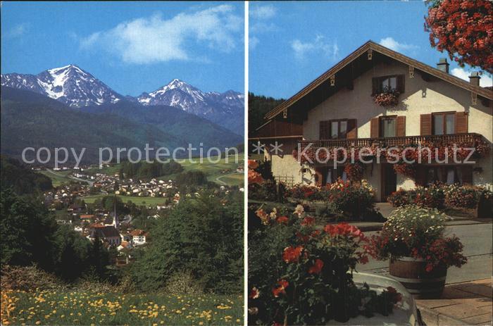 Siegsdorf Oberbayern Pension Huber Luftkurort Alpenpanorama