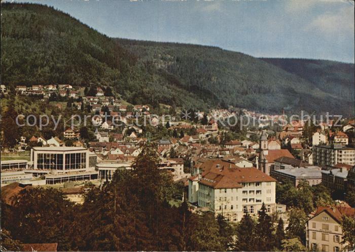 Bad Wildbad Blick ueber den Kurort im Schwarzwald