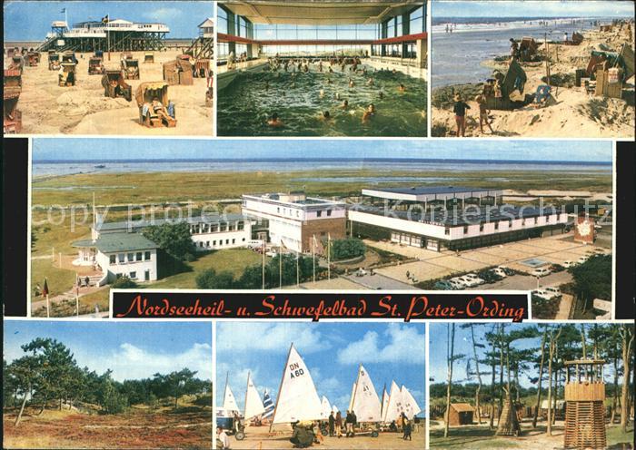 St Peter-Ording Strand Restaurant Segeln Wellenbad Nordseeheilbad