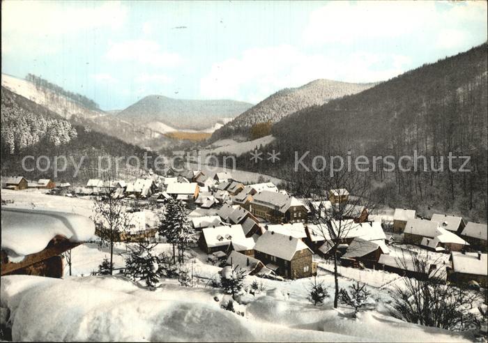 Sieber Herzberg am Harz Osterode Niedersachsen Ausblick vom Bergcafe Luftkurort