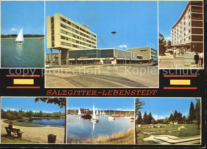 Lebenstedt Hertie Kaufhaus Hochhaus See Promenade Segeln Minigolf