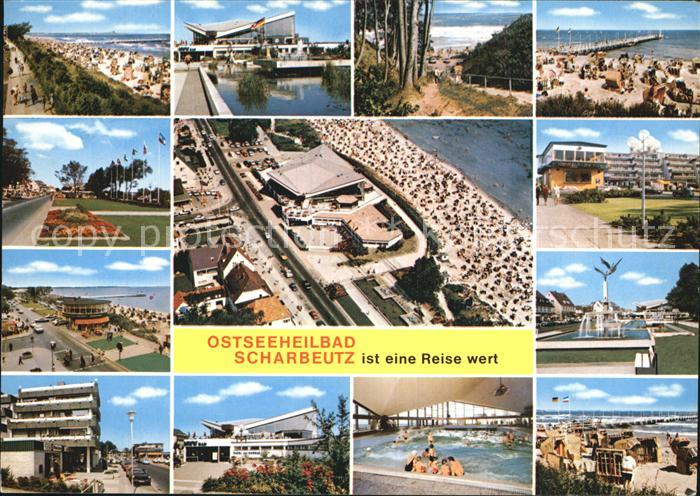 Scharbeutz Ostseebad Strand Promenade Wellenbad Wasserspiele