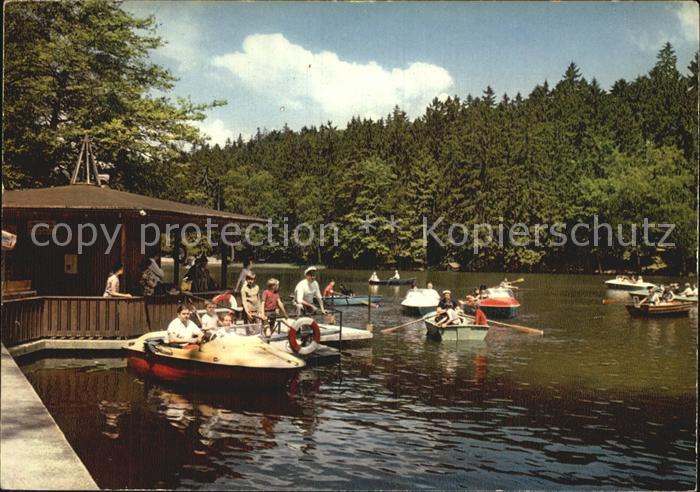 Bad Sachsa Harz Bootsverleih am Schmelzsee