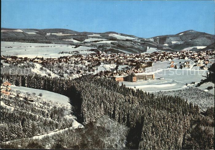 Winterberg Hochsauerland Panorama Wintersportplatz Heilklimatischer Kurort