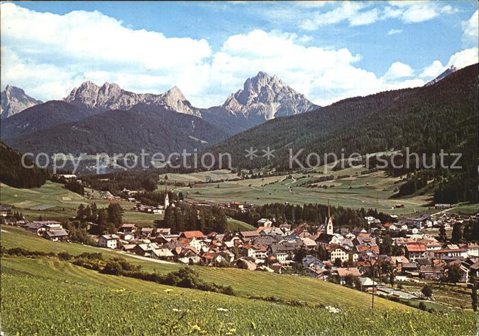 Monguelfo Pustertal Panorama Picco di Vallandro Duerrenstein Dolomiten