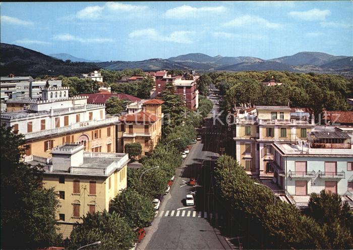 Fiuggi Fonte Corso Nuova Italia e panorama