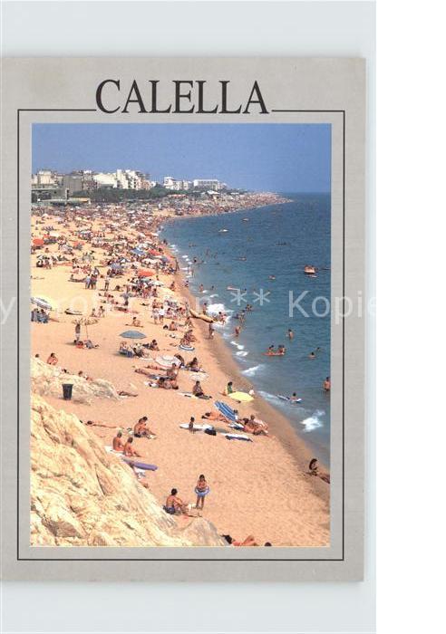 Calella Platja Strand
