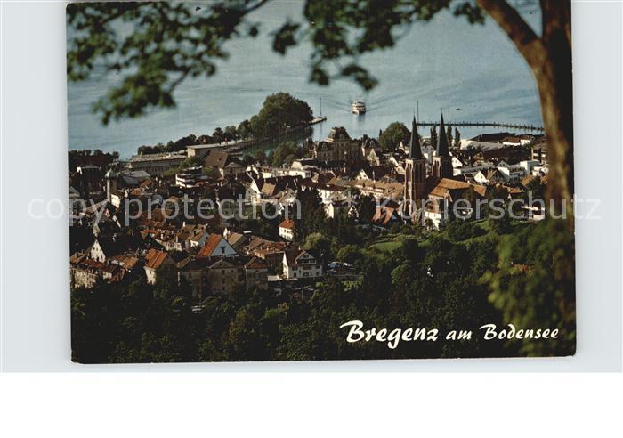 Bregenz Vorarlberg Altstadt Hafeneinfahrt Bodensee