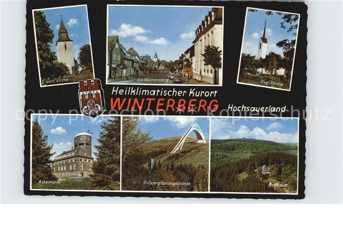 Winterberg Hochsauerland Kirche Waltenberg Bobhaus St Georg Sprungschanze Astent