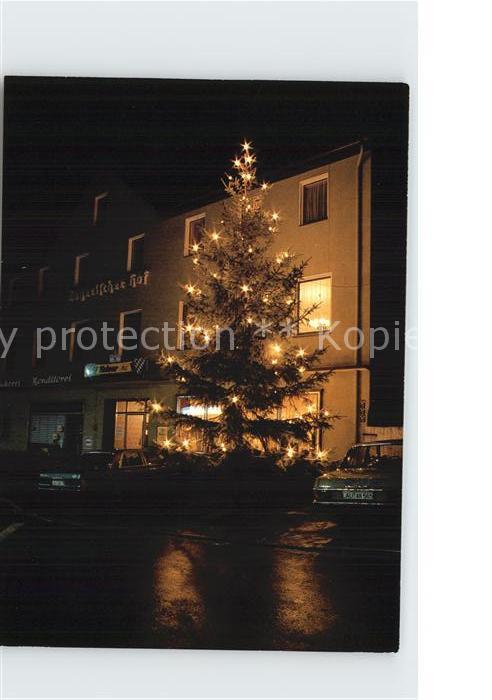 Neuhaus Pegnitz Gasthaus Cafe Bayerischer Hof zur Weihnachtszeit Christbaum