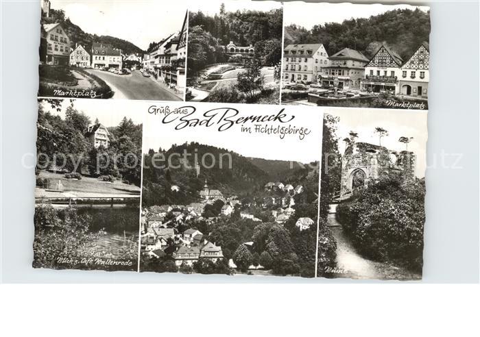 Bad Berneck Marktplatz Cafe Wallenrode Ruine