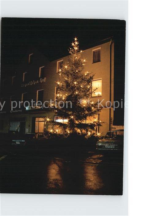 Neuhaus Pegnitz Gasthaus Cafe Bayerischer Hof zur Weihnachtszeit Christbaum