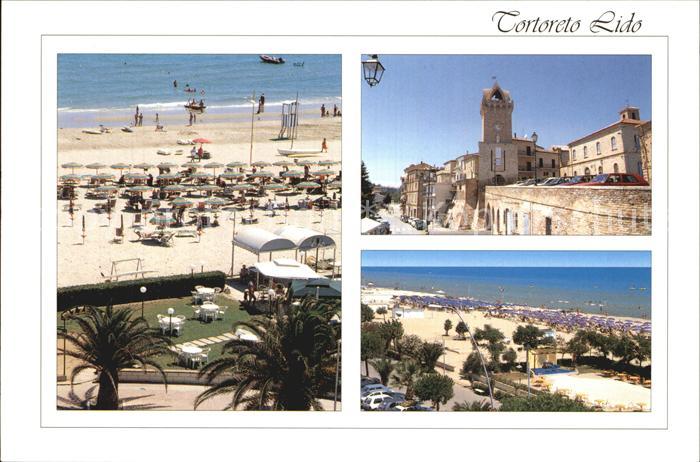 Tortoreto Lido Strand Altstadt
