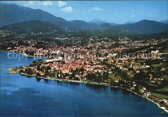 Luino Lago Maggiore Fliegeraufnahme