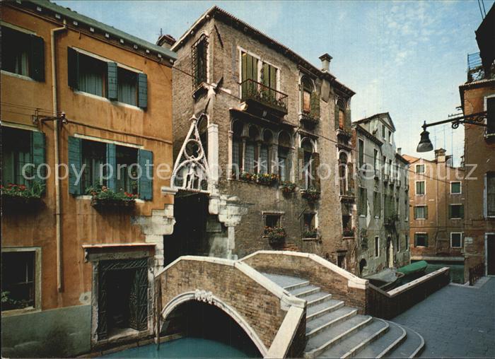 Venezia Venedig Bruecke und Strasse des Paradieses