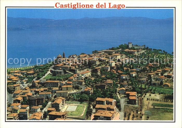 Castiglione del Lago Fliegeraufnahme