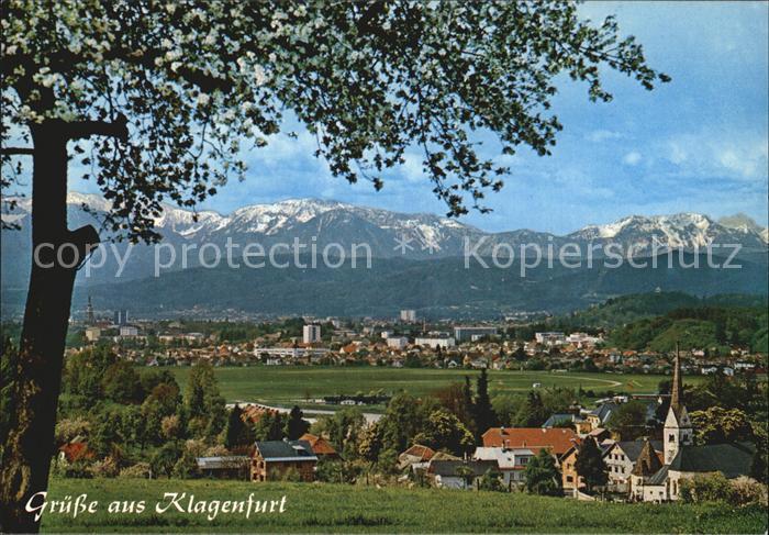 Klagenfurt Woerthersee Von Sankt Georgen gesehen