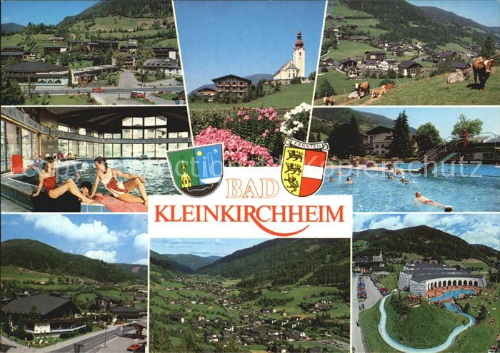 Bad Kleinkirchheim Kaernten Teilansicht Hallenbad Freibad Panorama