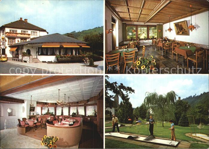Oberharmersbach Cafe Koenig Gastraum Minigolf