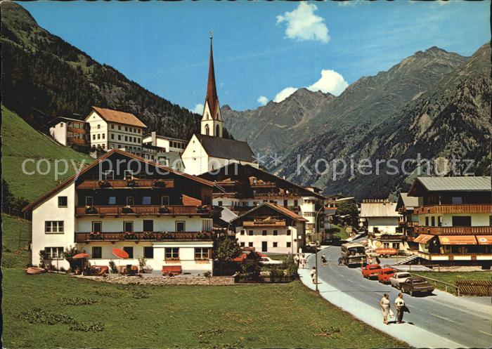Soelden oetztal Teilansicht mit Kirche
