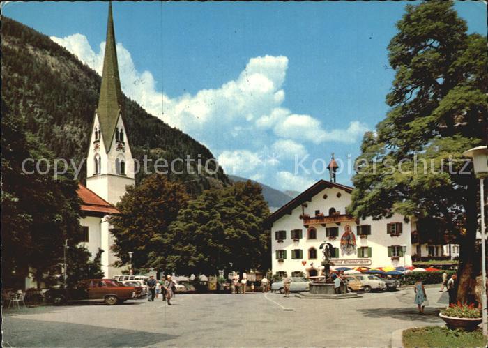 Mayrhofen Zillertal Dorfplatz