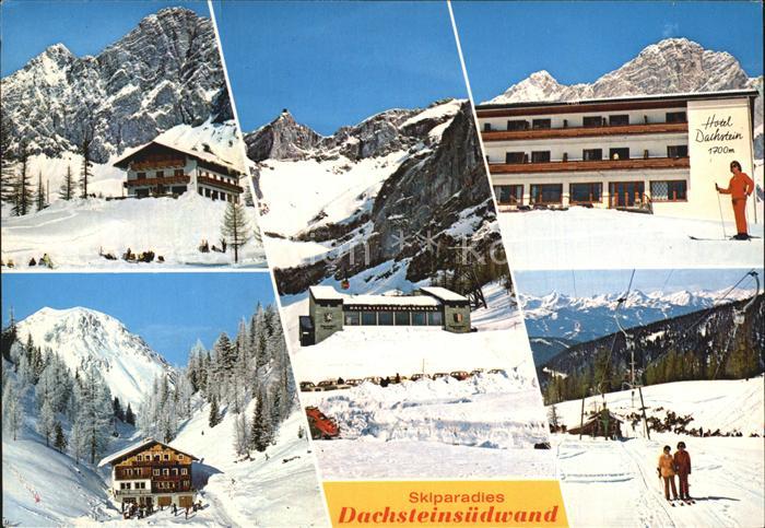 Ramsau Dachstein Steiermark Hotel Tuerlwand Gasthof Gloes Alm Talstation Suedwan