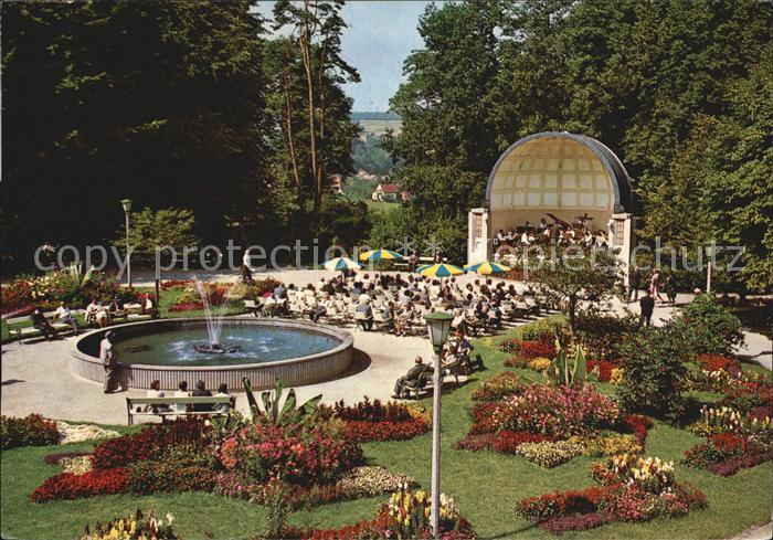 Bad Hall Oberoesterreich Musikpavillon im Kurpark