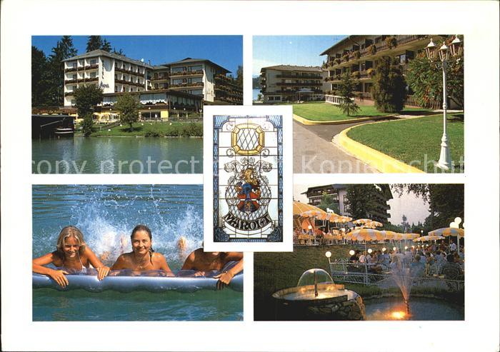 St Kanzian Klopeiner See Hotel Marolt Aussenaansichten Terrasse
