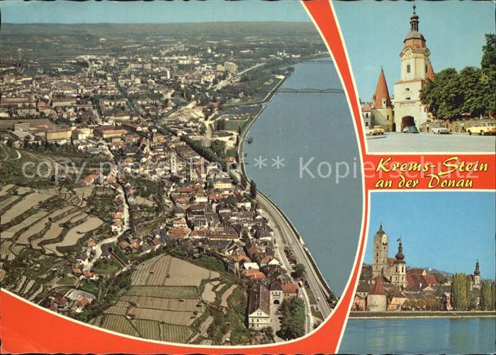 Krems Donau Fliegeraufnahme Kirche