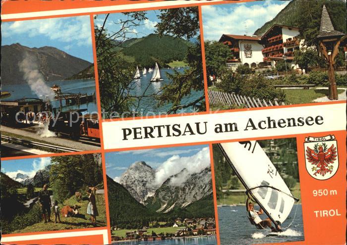 Pertisau Achensee Stadtansichten Bahnhof See