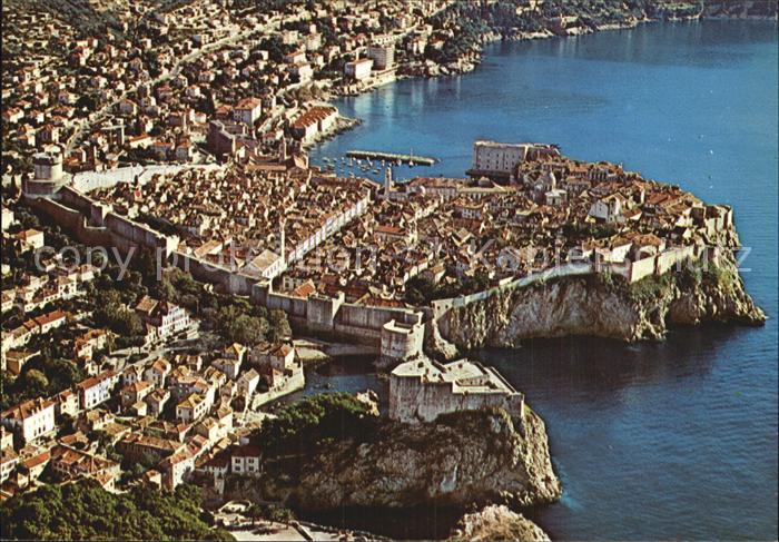 Dubrovnik Ragusa Fliegeraufnahme
