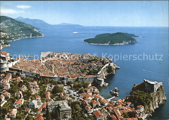 Dubrovnik Ragusa Fliegeraufnahme