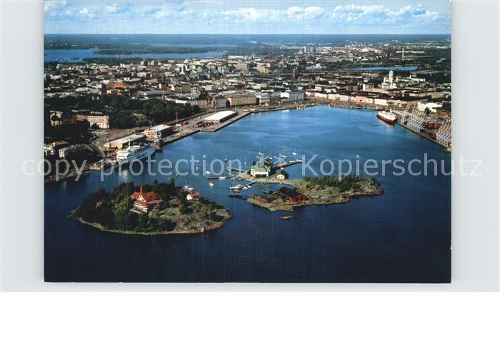 Helsinki Fliegeraufnahme Suedhafen