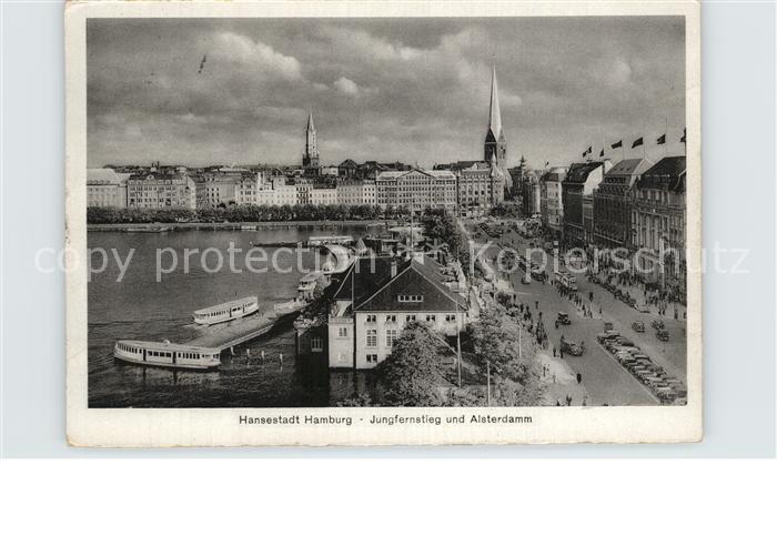HAMBURG CITY Jungfernstieg und Alsterdam