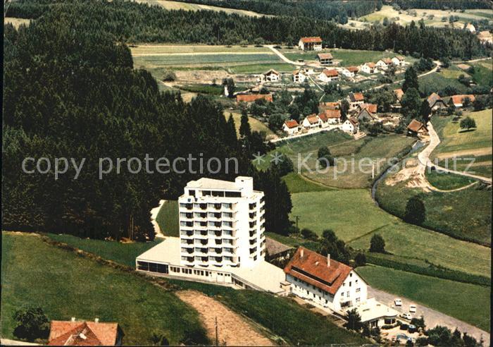 Luetzenhardt Sonnenhof Hoehenluftkurort Schwarzwald Fliegeraufnahme