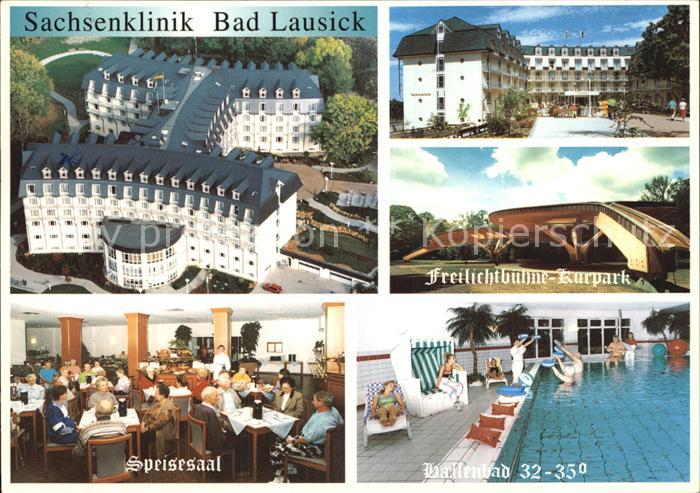 Bad Lausick Sachsenklinik Speisesaal Freilichtbuehne Kurpark Hallenbad