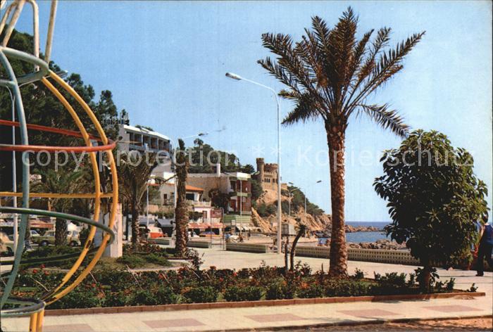 Lloret de Mar Uferpromenade Palmen
