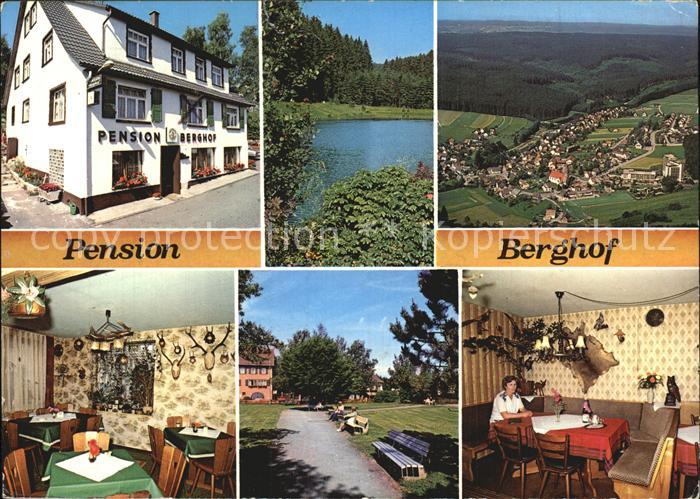 Luetzenhardt Pension Berghof Schwarzwald See