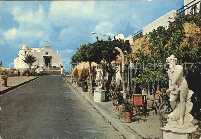 Forio d Ischia Chiesa del Soccoro Mariahilfskirche Skulpturen