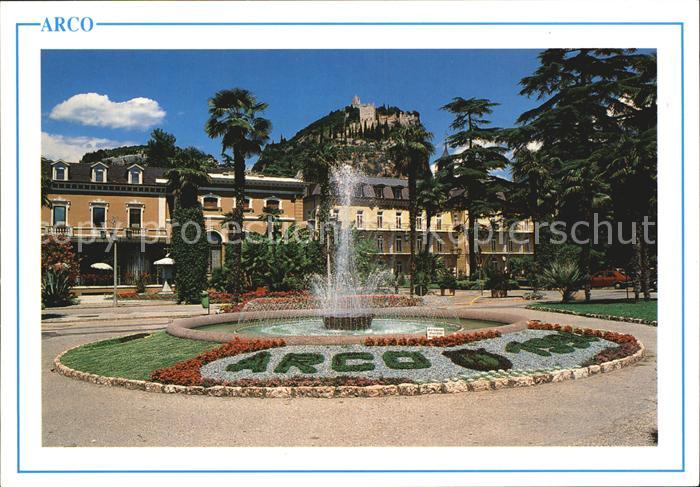 Arco Trentino Casino Municipale Fontana Springbrunnen