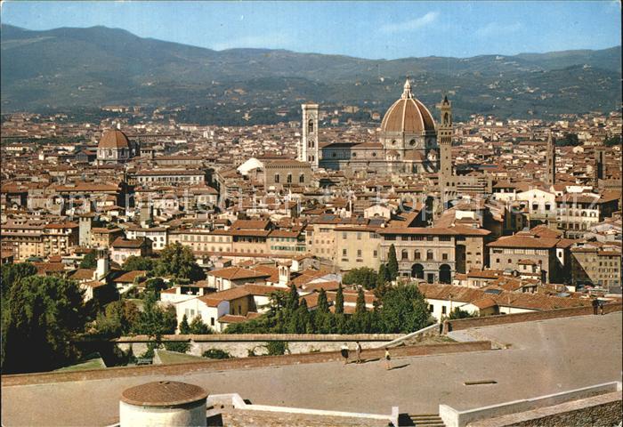 Firenze Florenz Panorama dal Belvedere Kathedrale Santa Maria del Fiore