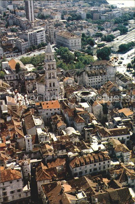 Split Spalato Fliegeraufnahme
