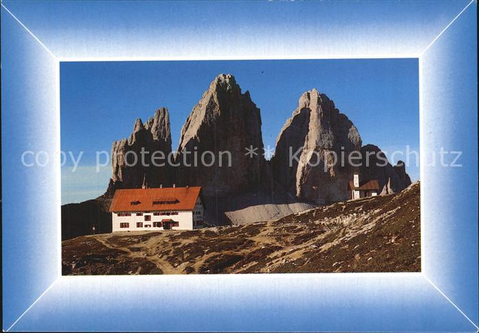 Dreizinnenhuette Dolomiten Tre Cime di Lavaredo Dolomiti