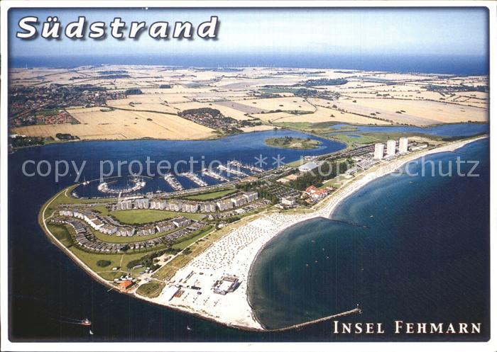 Insel Fehmarn Suedstrand Fliegeraufnahme